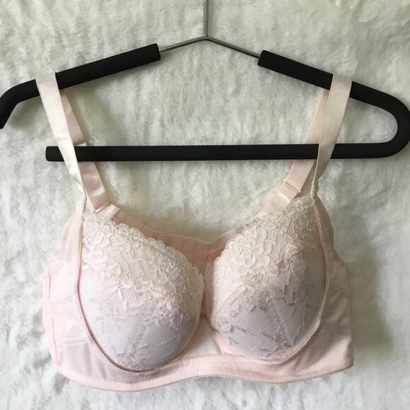 BodiBra Pink Lace Support & Shaping Bra - Picture 2 of 12